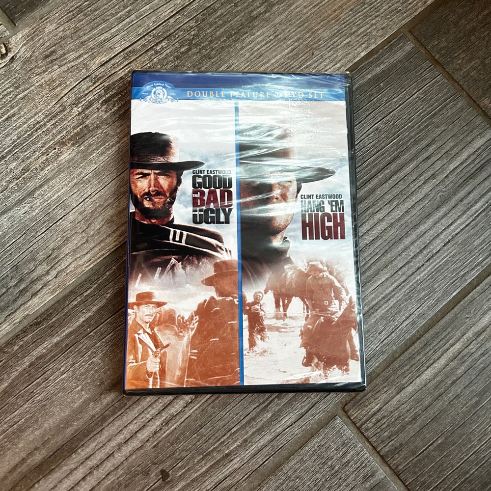 NEW Clint Eastwood Double Feature DVD The Good The Bad & The Ugly Hang 'Em High